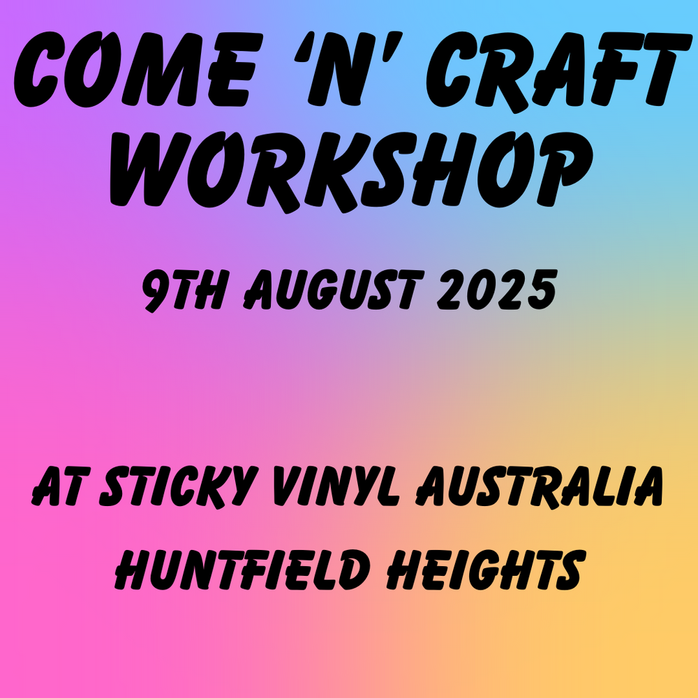 Saturday 9th August 2025: Come 'n' Craft Workshop