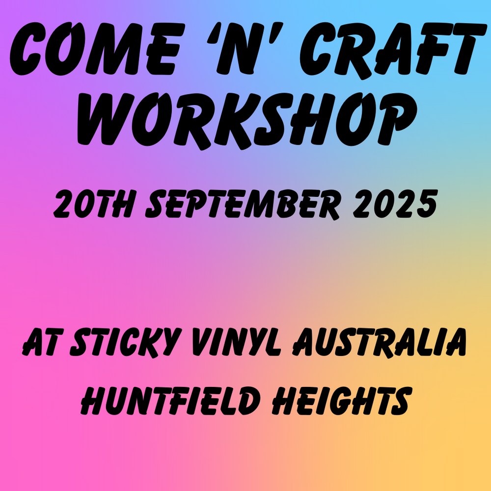 Saturday 20th September 2025: Come 'n' Craft Workshop