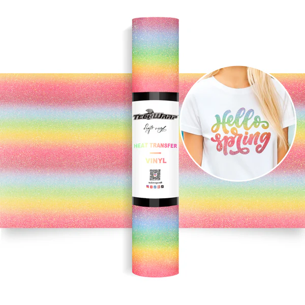 Ombré Glitter - TeckWrap Heat Transfer Vinyl