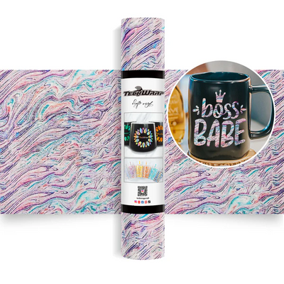 Glitter Brushed - TeckWrap Permanent Adhesive Vinyl