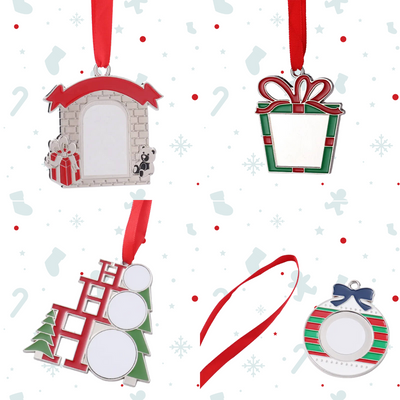 Christmas Ornament Coloured - Sublimation Blank