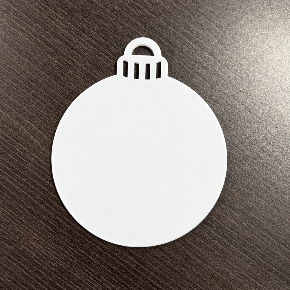 Acrylic Bauble Shapes - Blank