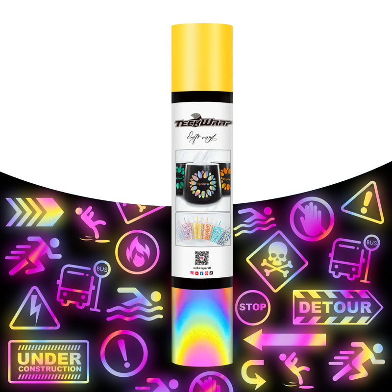 Reflective 1.52m Roll - TeckWrap Permanent Adhesive Vinyl