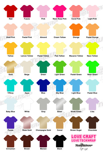 Vinyl Color Types Smart Vinyl – Sticky Vinyl Australia