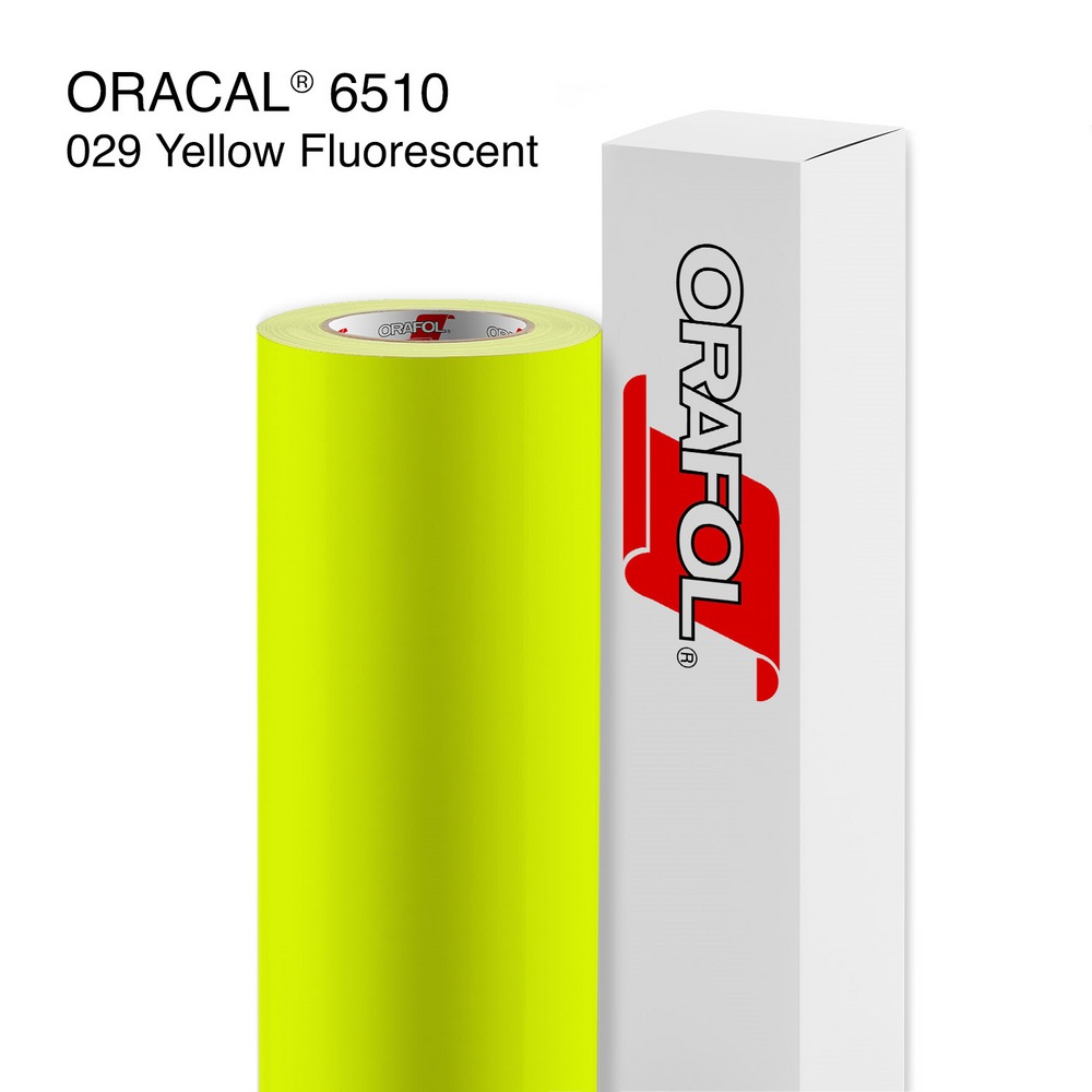 Oracal® 6510 Fluorescent - Permanent Adhesive Vinyl