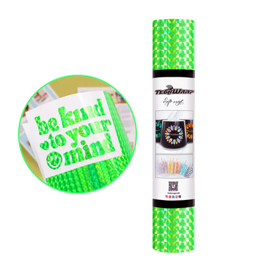 Holographic Diamond 1.52m roll - TeckWrap Permanent Adhesive Vinyl