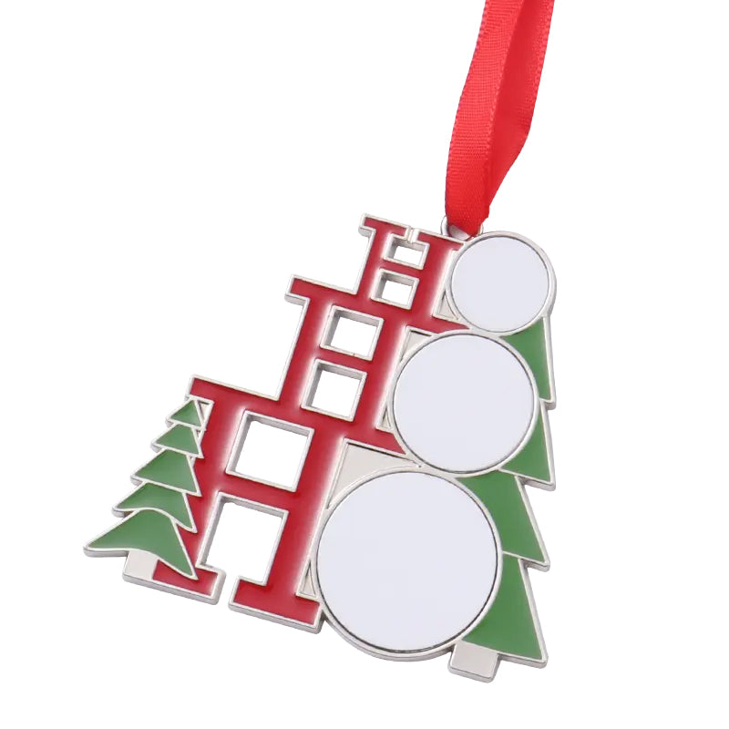 Christmas Ornament Coloured - Sublimation Blank