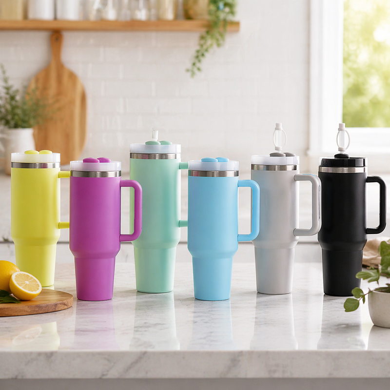 New 40oz Trailblazer Tumbler with Handle - Blank