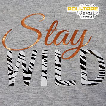 Poli-Flex® Image Design — Wild-Pattern Poli-Tape Heat Transfer Vinyl