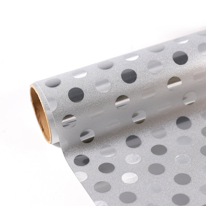 Circle Dot Glitter - Permanent Adhesive Vinyl