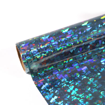 Crack Holographic - Permanent Adhesive Vinyl