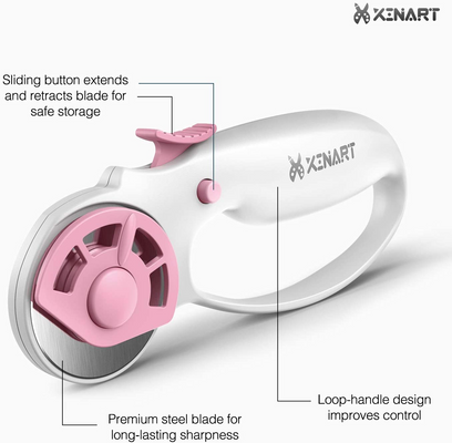 45mm Rotary Cutter - Xinart - Soft Pink