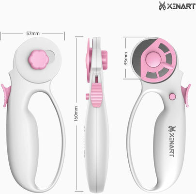 45mm Rotary Cutter - Xinart - Soft Pink