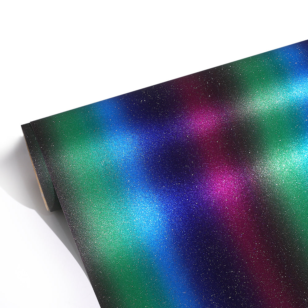 Glitter Rainbow - Permanent Adhesive Vinyl