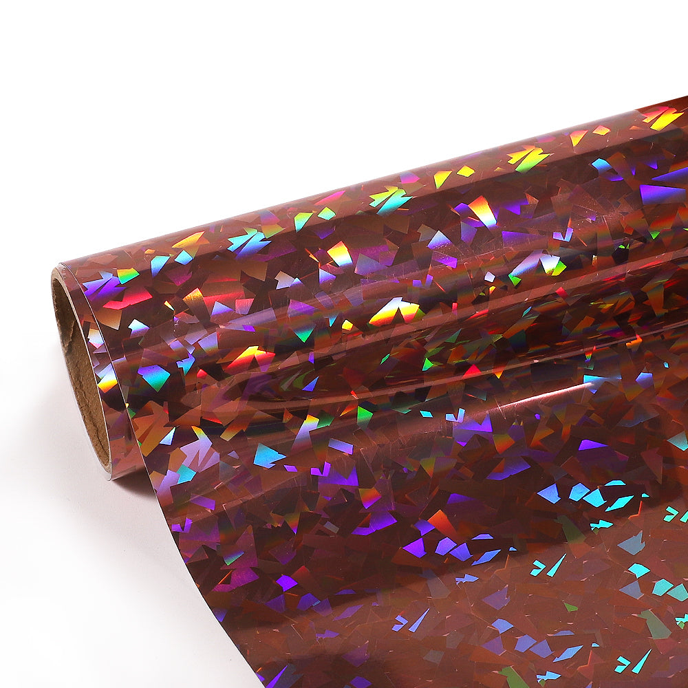 Crack Holographic - Permanent Adhesive Vinyl