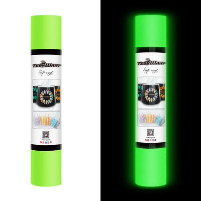 Glow in the Dark Permanent Adhesive Vinyl 1.52m- TeckWrap