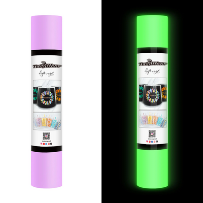 Glow in the Dark Permanent Adhesive Vinyl 1.52m- TeckWrap