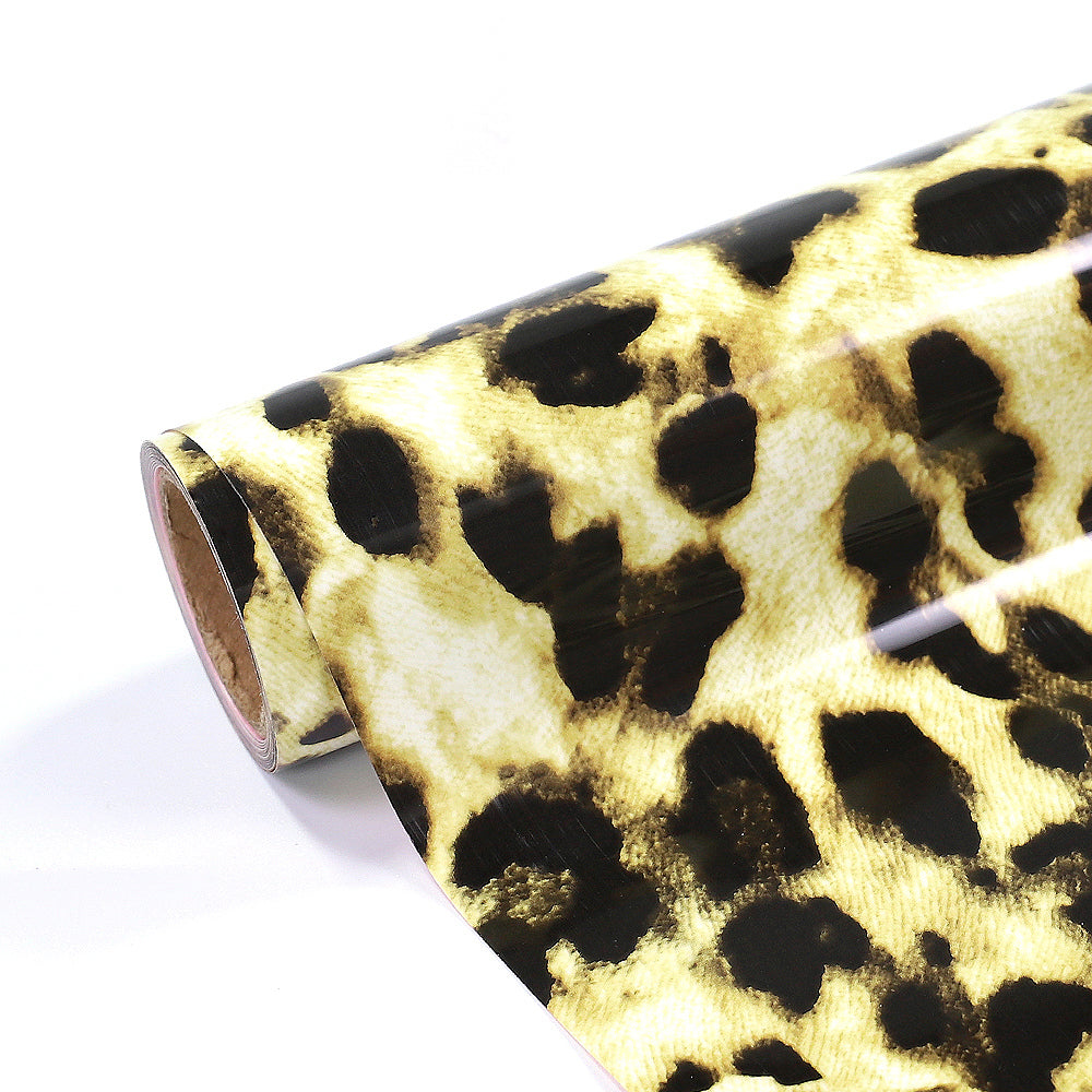 Leather/Leopard - Heat Transfer Vinyl