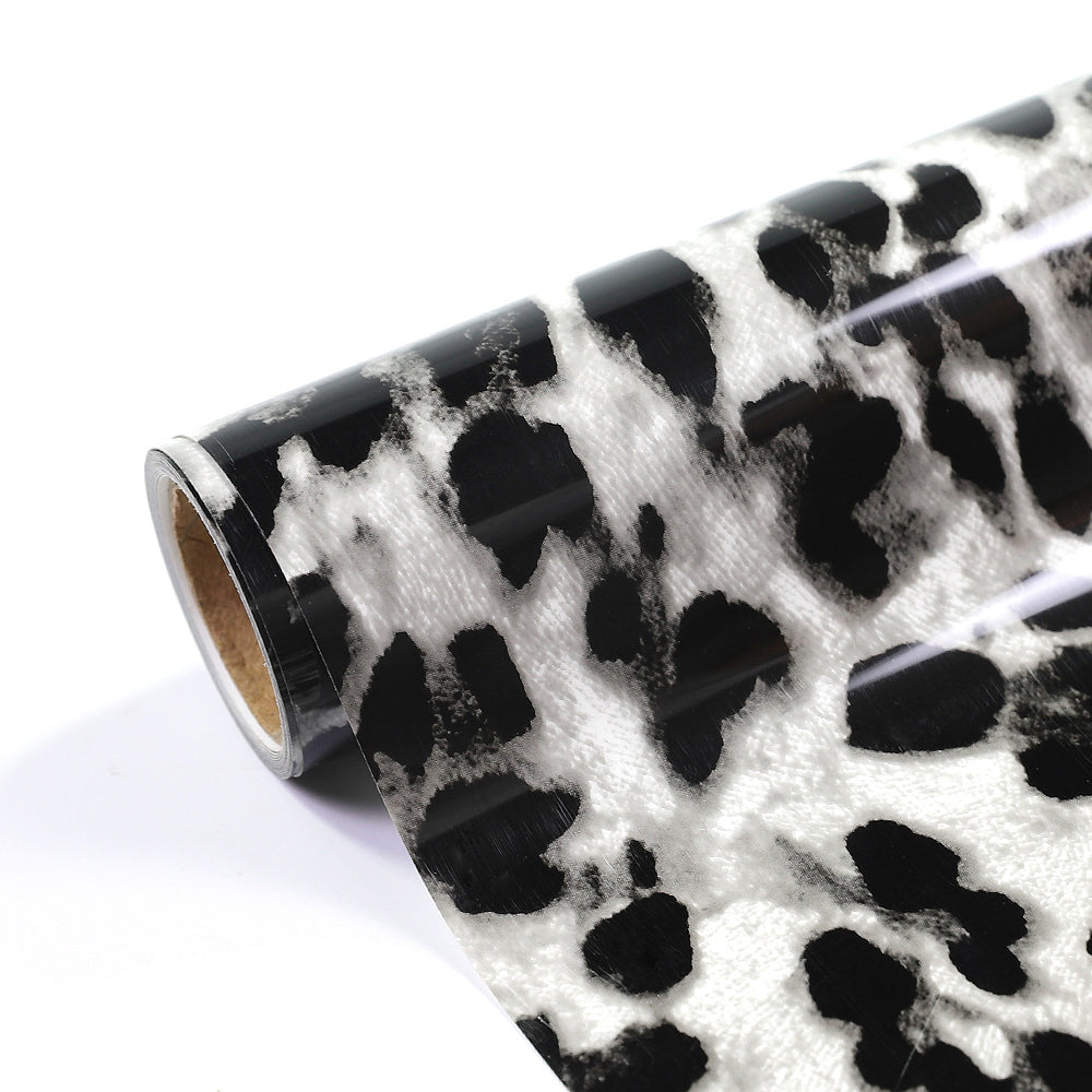 Leather/Leopard - Heat Transfer Vinyl