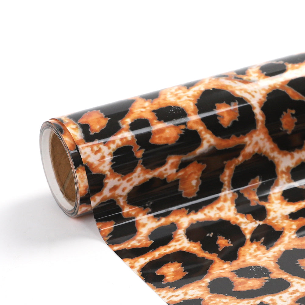 Leather/Leopard - Heat Transfer Vinyl