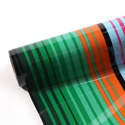 Multi-Coloured Stripe - Heat Transfer Vinyl