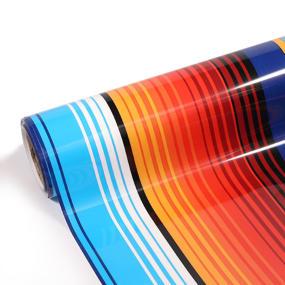 Multi-Coloured Stripe - Heat Transfer Vinyl