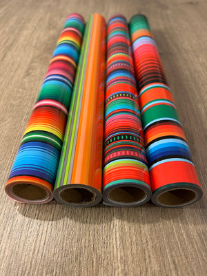 Multi-Coloured Stripe - Heat Transfer Vinyl