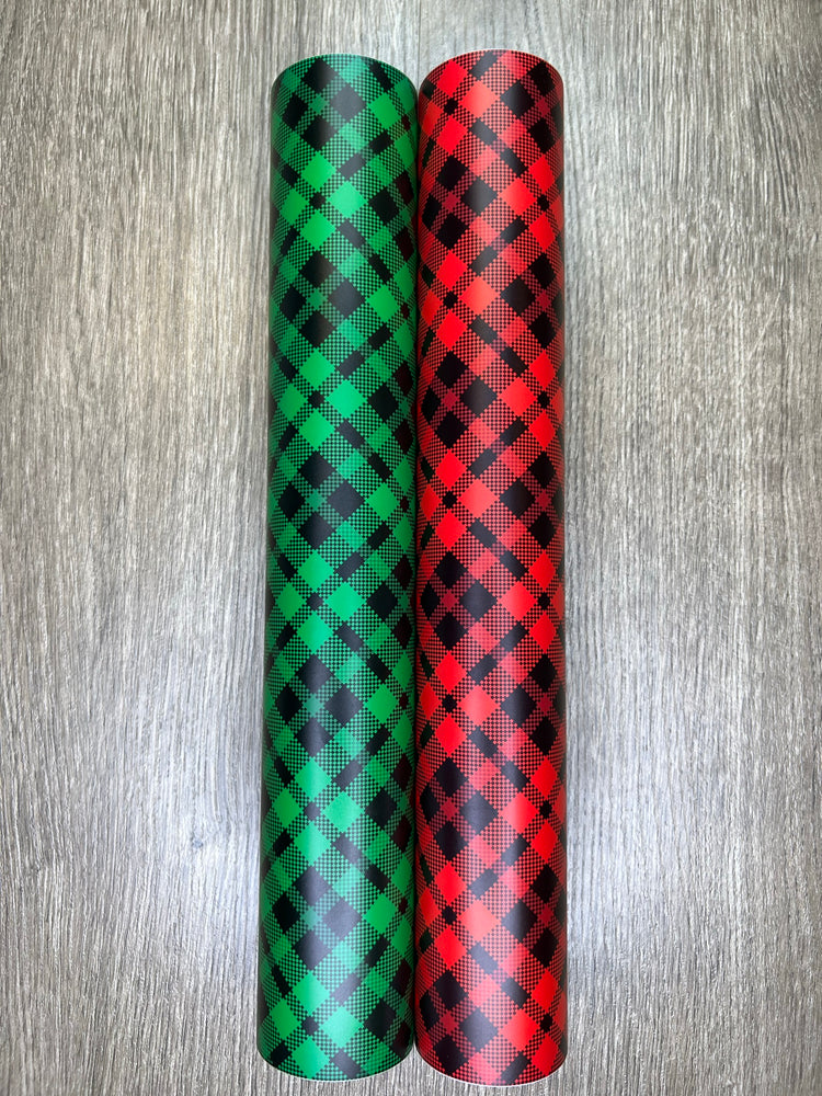 Buffalo Plaid - Permanent Adhesive Vinyl