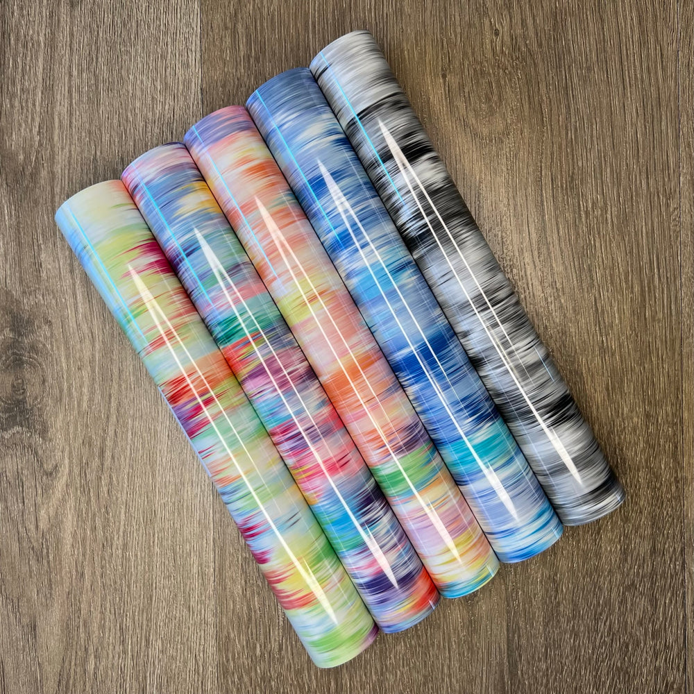 Line Rainbow - Heat Transfer Vinyl Sheet.