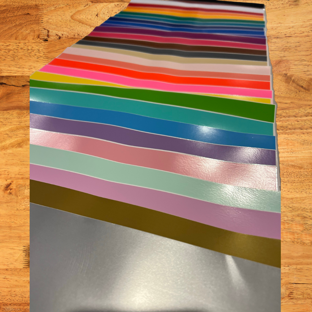 Sticky Vinyl Glossy Permanent Adhesive Sample Box Sticky Vinyl Australia