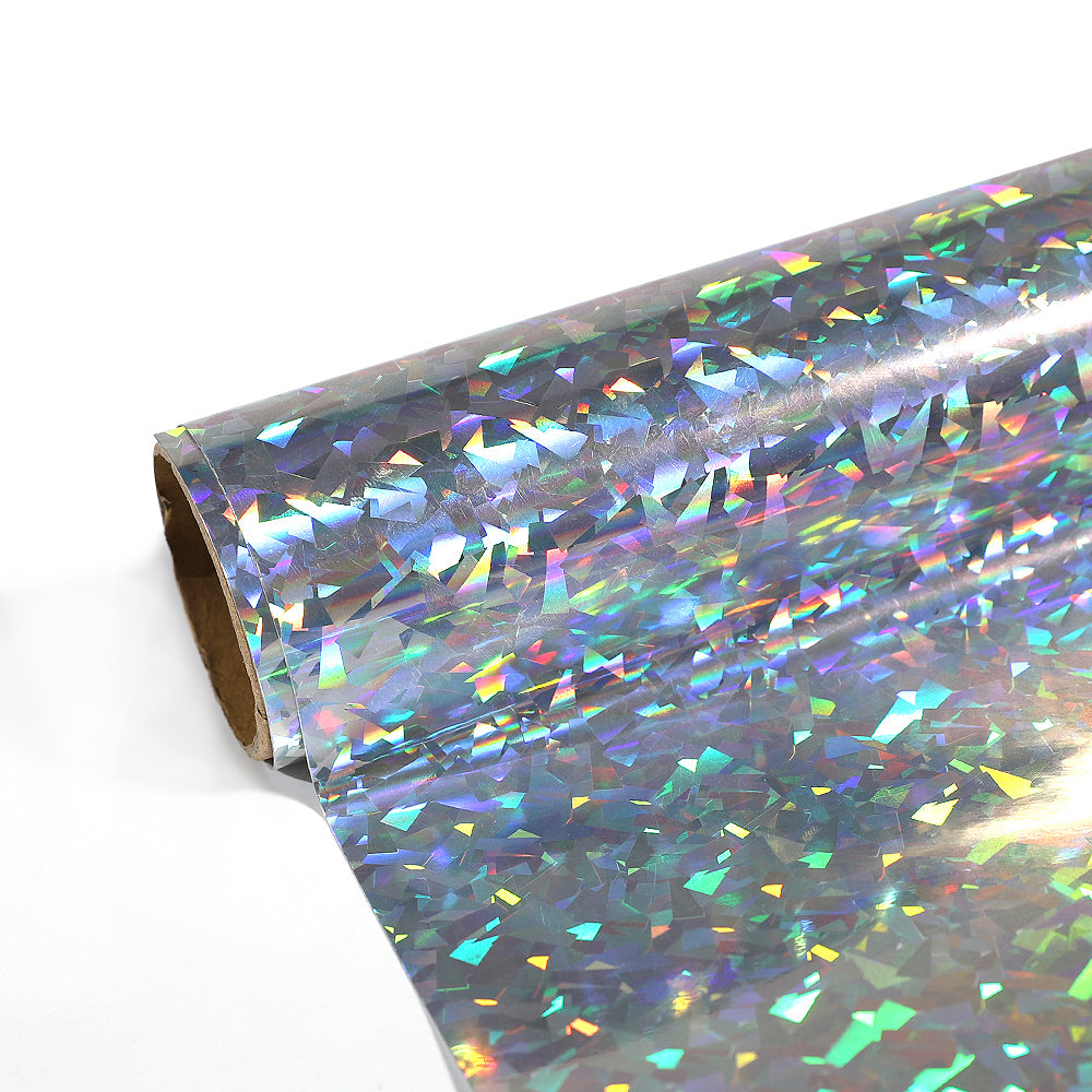 Crack Holographic - Permanent Adhesive Vinyl