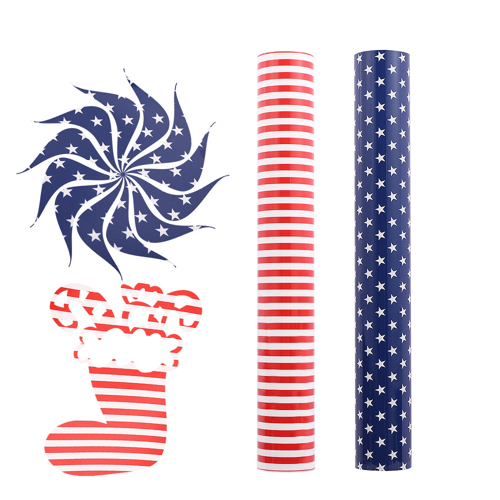 Stars and Stripes - Heat Transfer Vinyl